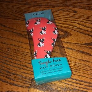 ⭐️ 4/$20 NWT Pink Frenchie Tangle Free Hairbrush